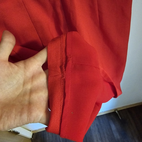 Urban Outfitters Kimi Blue Tie Knot Cut Out Red Mini Dress - Brand NEW - Picture 6 of 9